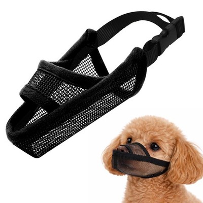Dog Muzzle Air Mesh Breathable XS for Small Medium Large Dogs - Anti-Biting