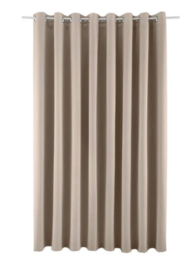 Otto Home SOLANA Verdunkelungsvorhang Sand 280 x 225 cm, Ösen UVP: 99,95€ (6566) - Bild 1 von 4