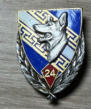 Insigne militaire France pucelle 24 Groupe vétérinaire