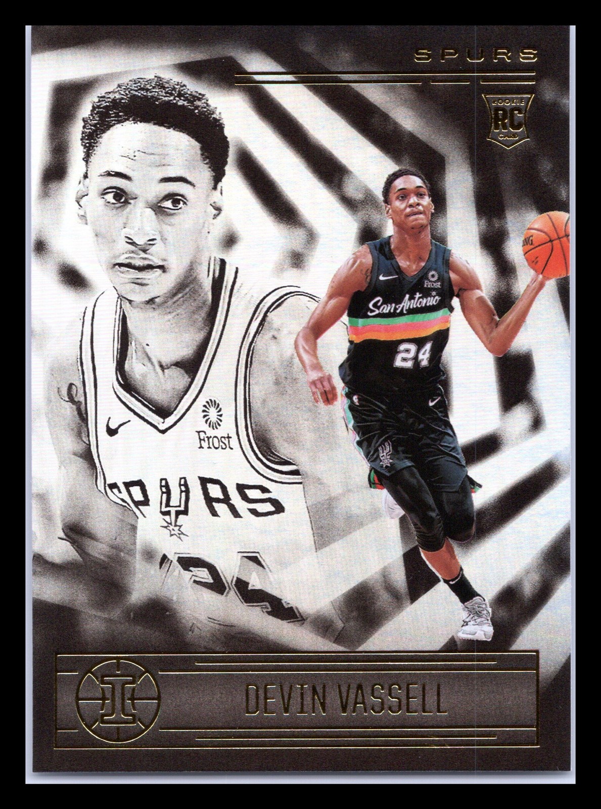 2020-21 Panini Illusions #171 Devin Vassell San Antonio Spurs