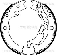 Bremsbackensatz Feststellbremse Triscan 8100 21001 FüR Chevrolet Daewoo Epica