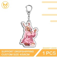 Futanari Mirko Furry Waifu Keyring Unisex Bunny Girl Accessories Pendant Props