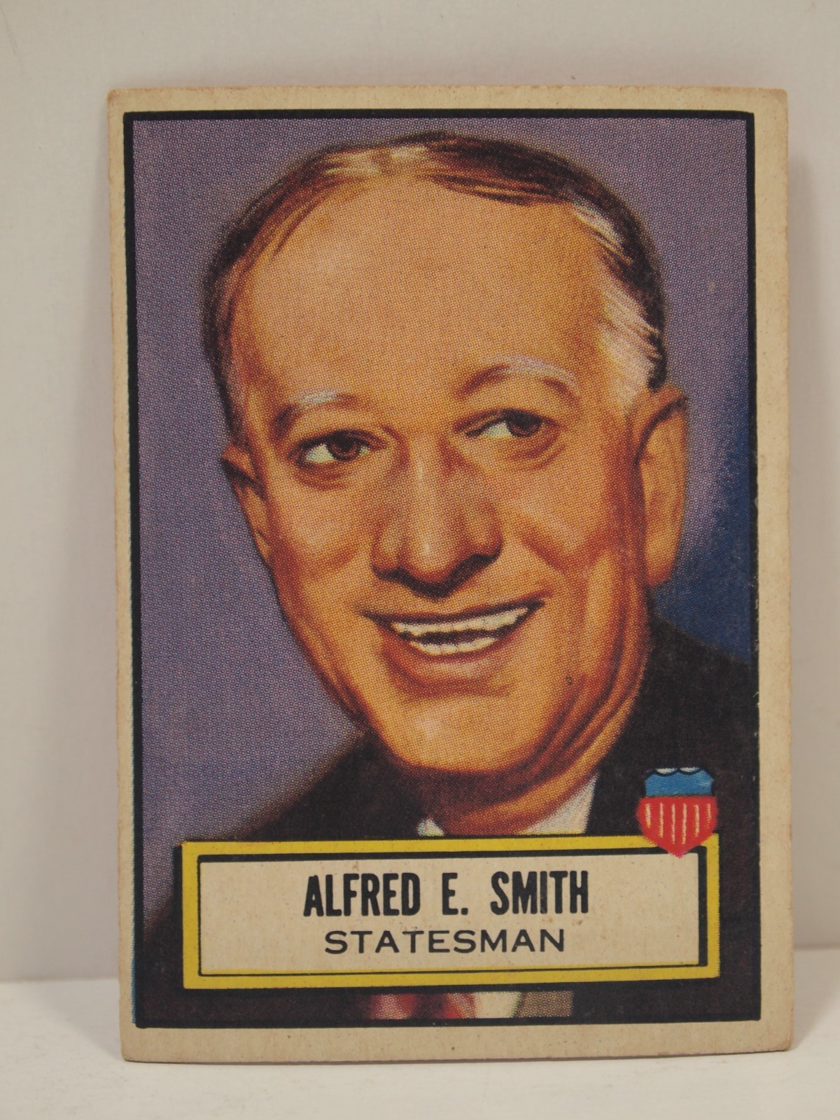 1952 Topps Look n See Trading Card #95 Alfred E. Smith Statesman