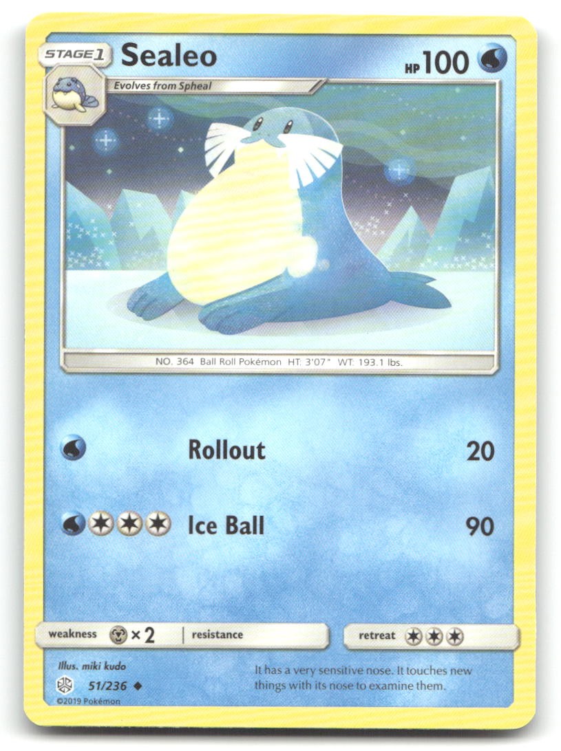 Sealeo SM - Cosmic Eclipse 51/236 LP Pokemon