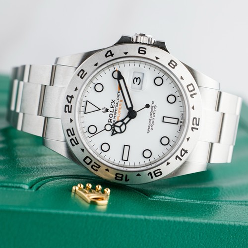 NEW Rolex Explorer II 42mm 226570 Stainless Steel White Polar Dial UNWORN
