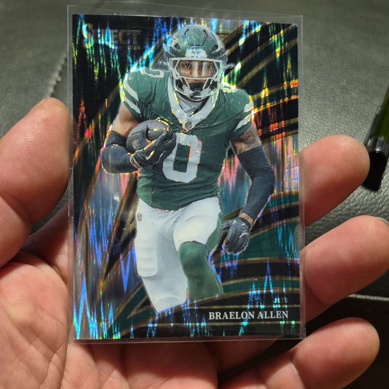 Panini 2025 Select Prizm Club Level Braelon Allen #277 Jets NFL Football Card
