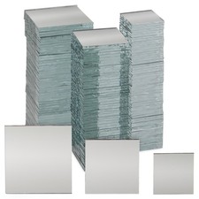 150 Pcs Square Mirror Tiles for Centerpieces, Glass Mirrors for Crafts, 3 Sizes