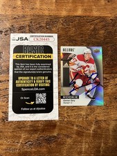 Connor Zary IP Signed Upper Deck Allure RC Card JSA Coa Flames Autographed