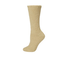 Mens UGG Fincher Ultra Cozy Crew Socks - Muted Brass, One Size 1103915 