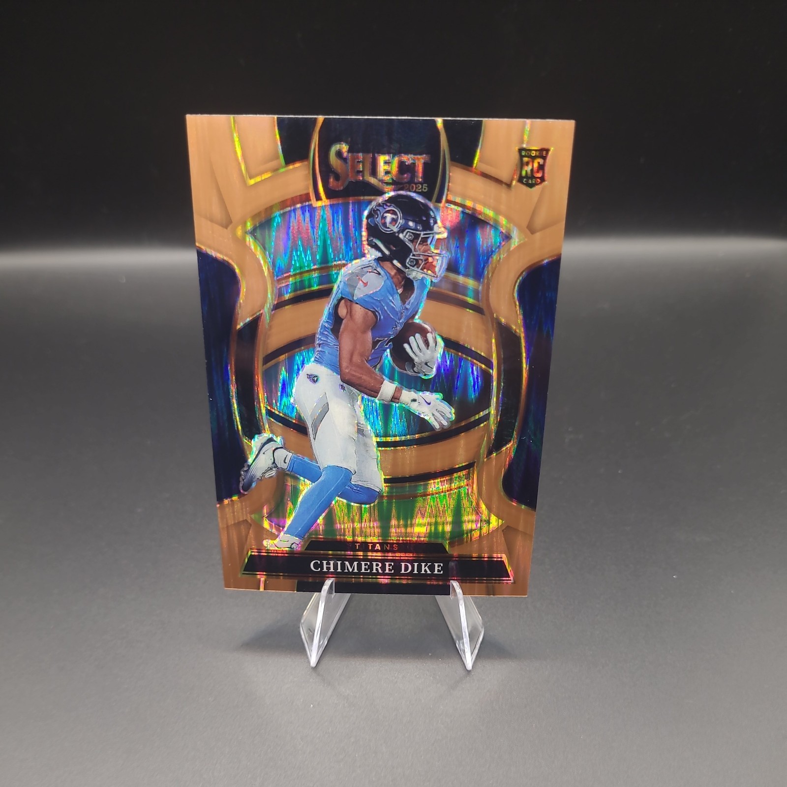2025 Panini Select - Concourse Chimere Dike #27 Copper Shock Prizm /899 (RC)