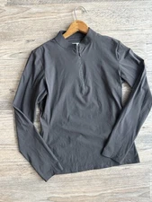 Samshield Crystal Quarter Zip Grey Large Show Shirt