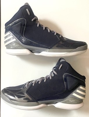 Adidas Derrick Rose773 Rare sneakers Navy Men s Size 12.5-*Dead Stock*