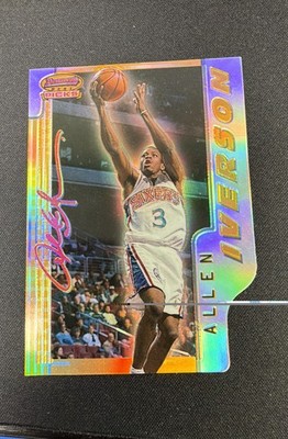 1996-97 Bowman's Best - Picks Allen Iverson #BP9 Refractor (RC)