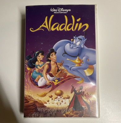 Walt Disney Meisterwerk Aladdin VHS PAL Animation Abenteuer Fantasie FSK 0