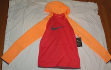 New Nike Girls Therma Fit Long Sleeve Hoodie Size M Top NWT 40 Retail Macy's