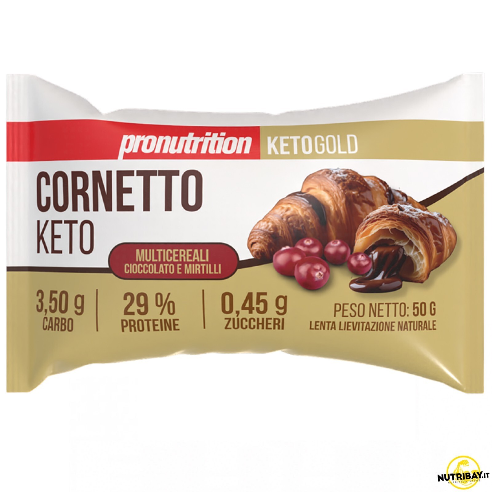Pronutrition Cornetto Keto Multicereali Cioccolato e Mirtilli