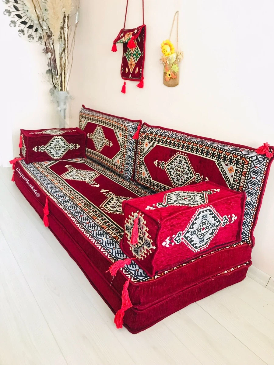 8'' Thickness Sofa Set, Oriental Cushions, Arabic Majlis, Arabic