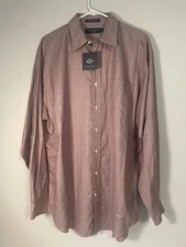 Daniel Cremieux Collection Men’s Button Up Long Sleeve Shirt Large Light Purple