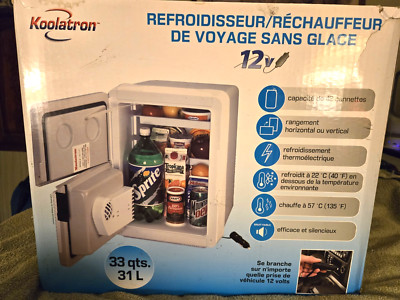 Koolatron 12V Electric Cooler/ Warmer 31L (33 qt) Portable Thermoelectric Fridge