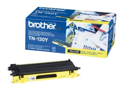 Brother TN130Y Tonerkassette. TN130 Gelb TN-130Y Druckertoner