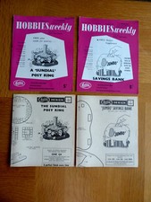 2 Hobbies Weekly Magazines 4th & 18th  May 1960 + Design Plans