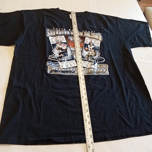 Super Bowl xxvi Mens 2XL Short Sleeve Shirt Tom Brady Kurt Warner New Orleans - Picture 3 of 16