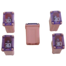 PEC Micro 30 Amp Slow Blow Cartridge Fuse SBFC-M Type 5-Pack Pink 3133