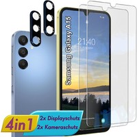FüR Samsung Galaxy A15 Display&Kamera Schutzglas Panzerfolie Linsen Glas Schutz