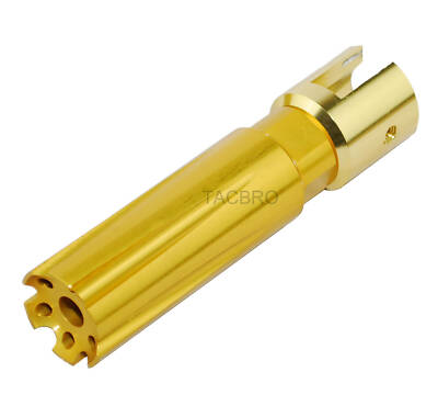 Gold Ruger 10/22 Linear Compensator Non-threaded for .223/.22LR/5.56