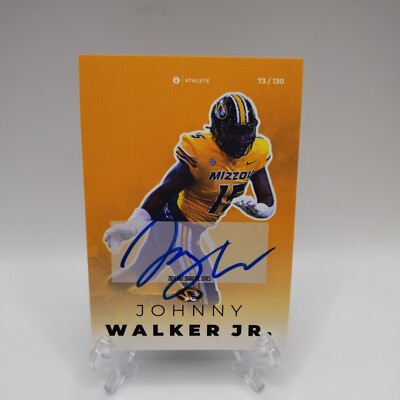 2024 Onit Athlete   Johnny Walker Jr  Auto On Card #73/130 Mizzou 