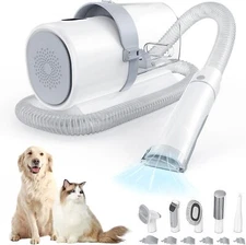 2.5L Professional Pet Grooming Vacuum Kit with Low Noise Dog Clippers