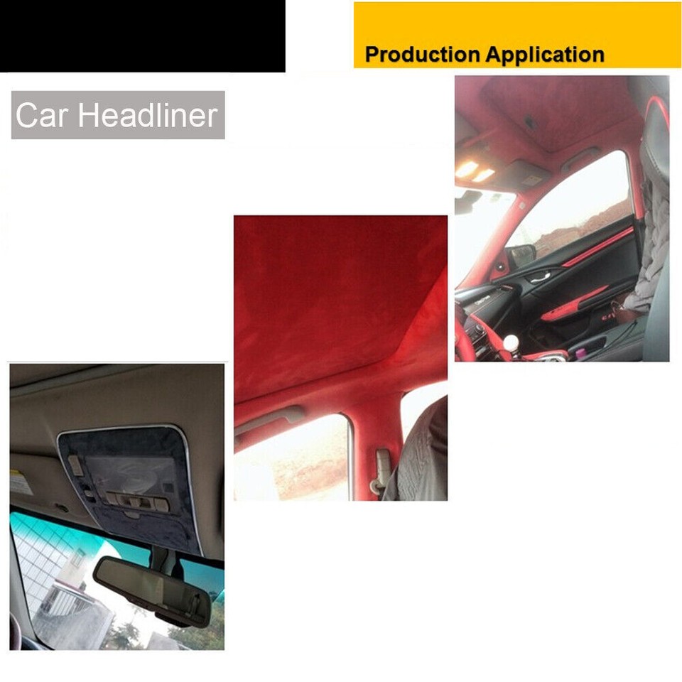 24sqft Automotive Suede Headliner Fabric Car Roof Liner Repair