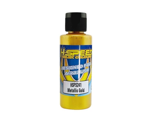H-SPEED Lexan Airbrush Paint 60ml Metallic Gold HSPS241