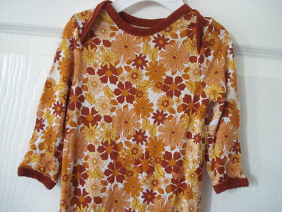 Emerson and Friends Floral Print Bamboo Knotted Gown Size Newborn NEW
