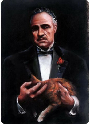 the Godfather 8x12 metal sign italian mafia la costra nostra