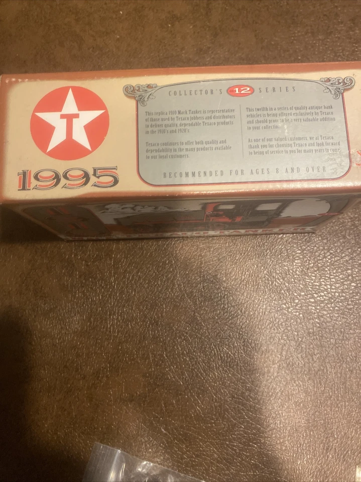  ERTL DIECAST BANK TEXACO CISTERNA 1910 ~ EE. UU. NUEVO EN CAJA Foto 3 de 3