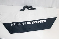 BED BATH & BEYOND  XL Reusable SHOPPING TOTE BAG Navy Blue