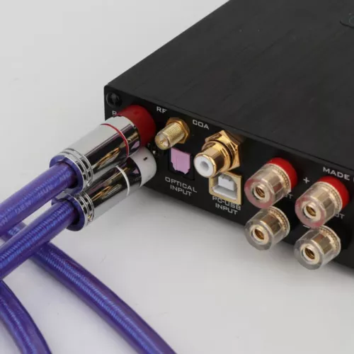 Par de cables de interconexión de audio enchapados en oro de 24K OCC de alta gama - Imagen 5 de 6