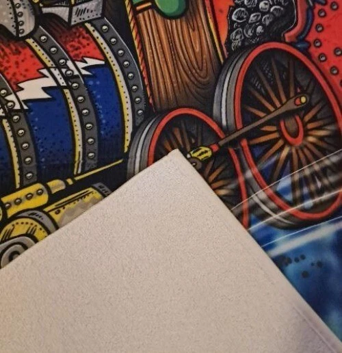 Casey Jones New Bear Grateful Dead Beach Bath Pool Gift Towel Cotton Train Skull