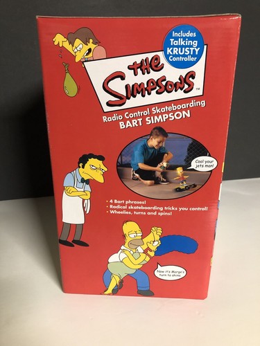 Radio Control Skateboarding Bart - THE SIMPSONS - BART SIMPSON / KRUSTY In Box - Picture 2 of 6