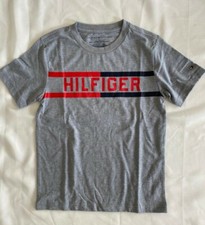 Tommy Hilfiger Boys Youth Graphic T Shirt Mod Gray New Size 4 5 6 7