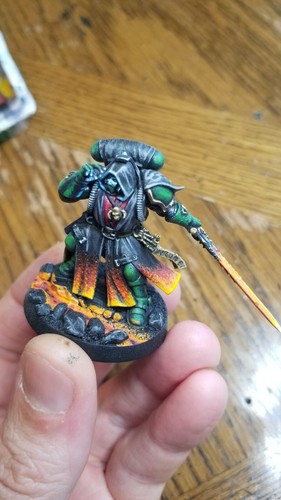 Painted Salamanders Librarian Phobos Armour Warhammer 40k Space Marines OSL NMM