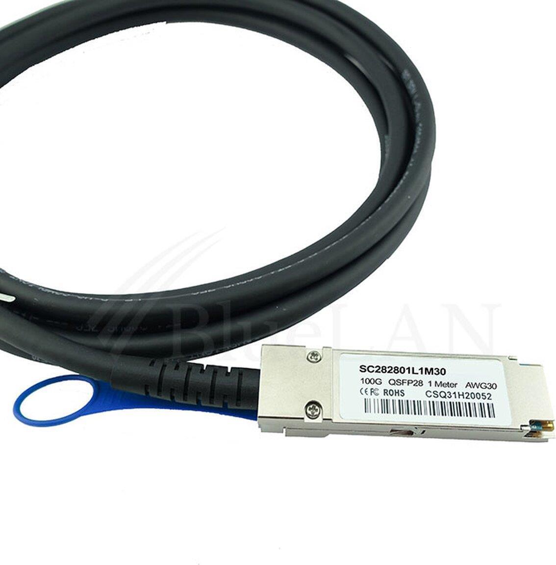 Cavo DAC 100G QSFP28 BlueLAN 1m - Compatibile 00CKM SC282801L1M30