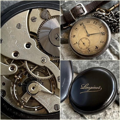 ✩ Antique LONGINES cal. 19.25 old pocket watch