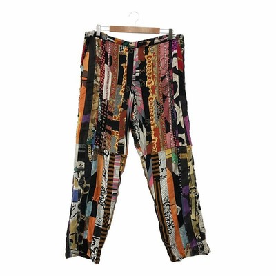 SEEALL Seall Reconstructed Scarf Pants Vintage Remake Drawstring 