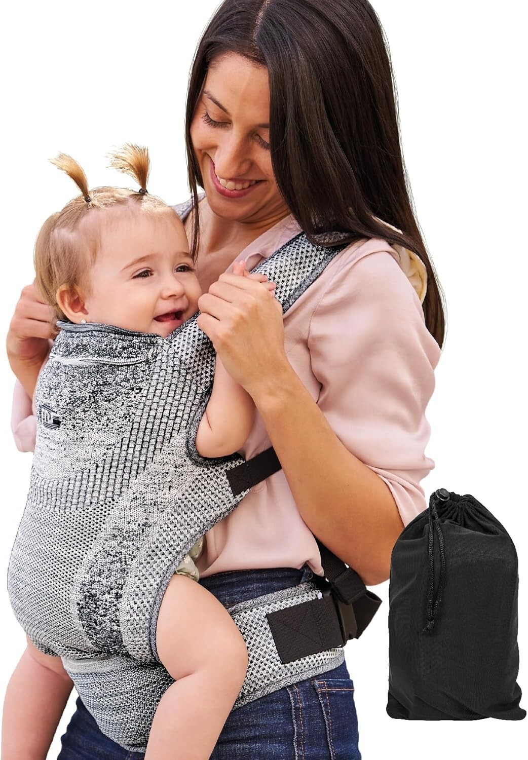 Innovacione Ms Marsupio Porta Bimbo KANGURO GRIGIO