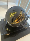 Cam Skattebo Signed ASU Mini Helmet AUTO Arizona State Sun Devils Matte Black