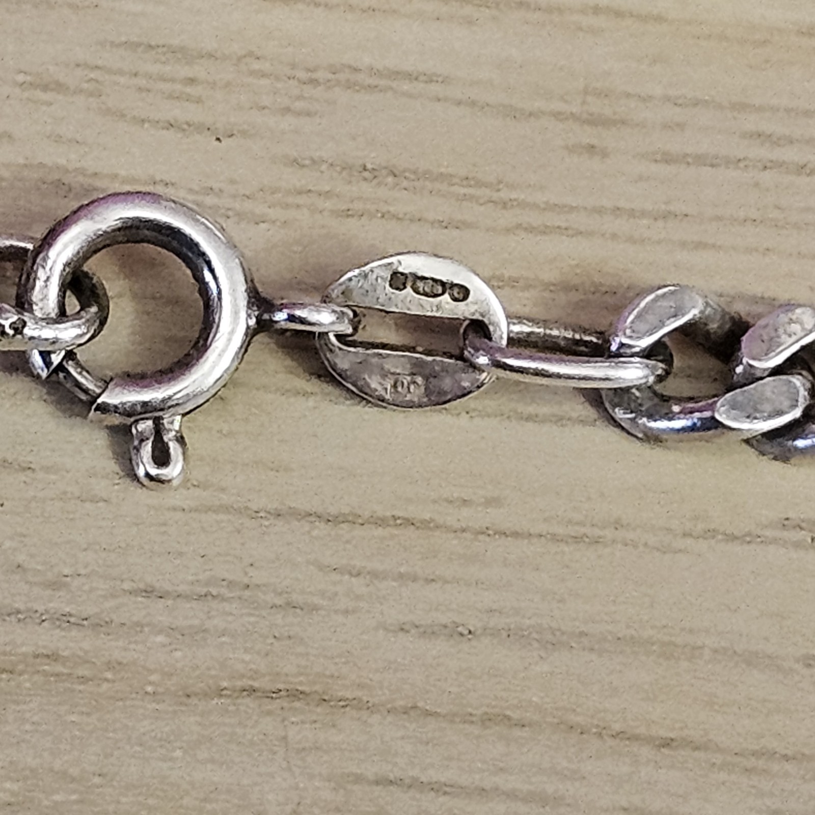 Photo 2 of 925 Sterling Silver Choker Necklace 17inch, 5mm wide 