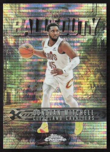 2025 Topps Chrome Donovan Mitchell Base (RAW)