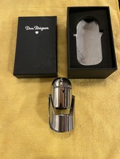 Dom Pérignon Metal Silver Bottle Stopper Champagne Fizz Saver New in Box